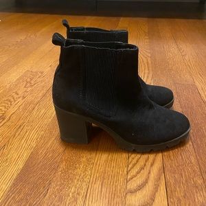 Top shop suede heeled booties